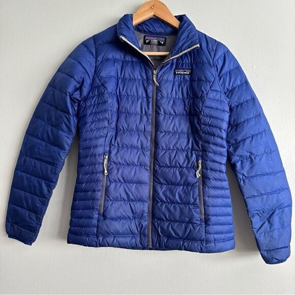 Patagonia Jacket Women XS Outdoor Nano Puff Down Filled Full Zip Goose - Picture 1 of 13